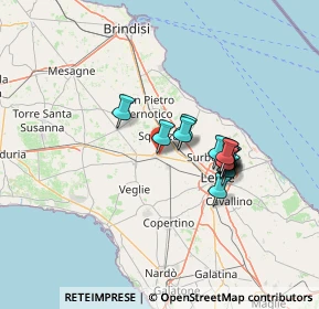 Mappa Via G. leopardi, 73012 Campi Salentina LE, Italia (11.46667)