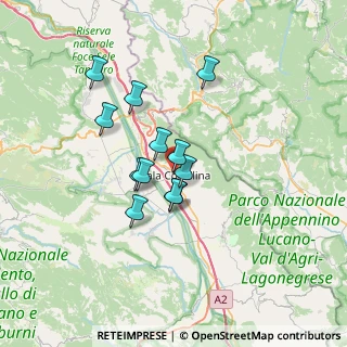 Mappa Salita Guerrazzi, 84036 Sala Consilina SA, Italia (5.6375)