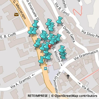 Mappa Via Matteo Giannone, 84036 Sala Consilina SA, Italia (0.04074)