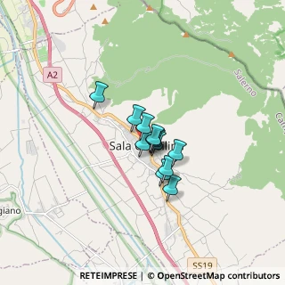 Mappa Via Matteo Giannone, 84036 Sala Consilina SA, Italia (0.94833)