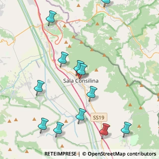 Mappa Via Matteo Giannone, 84036 Sala Consilina SA, Italia (5.33417)
