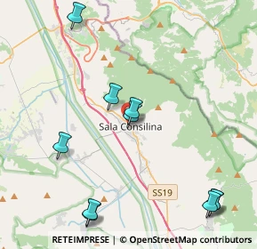 Mappa Salita Guerrazzi, 84036 Sala Consilina SA, Italia (5.66364)