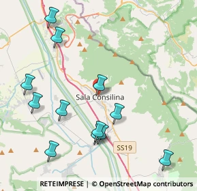 Mappa Via Matteo Giannone, 84036 Sala Consilina SA, Italia (5.01083)