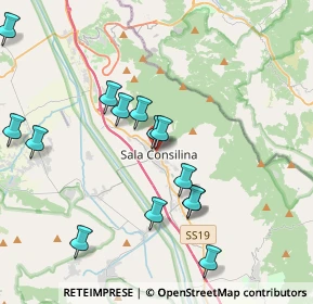 Mappa Via Giuseppe Mazzini, 84036 Sala Consilina SA, Italia (5.01125)