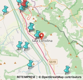 Mappa Via Giuseppe Mazzini, 84036 Sala Consilina SA, Italia (5.75143)