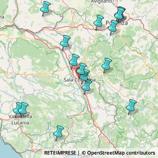 Mappa Salita Guerrazzi, 84036 Sala Consilina SA, Italia (21.9725)