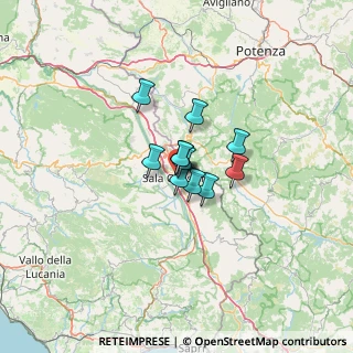 Mappa Salita Guerrazzi, 84036 Sala Consilina SA, Italia (6.76545)