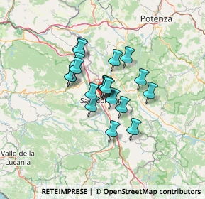 Mappa Via Matteo Giannone, 84036 Sala Consilina SA, Italia (9.2205)