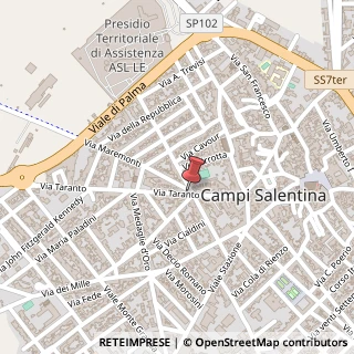 Mappa 73012 Zona Industriale LE, Italia, 73012 Campi Salentina, Lecce (Puglia)