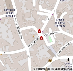 Mappa Via Taranto, 73012 Campi Salentina LE, Italia (0.04231)