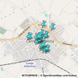 Mappa Via San Giovanni, 73012 Campi Salentina LE, Italia (0.252)