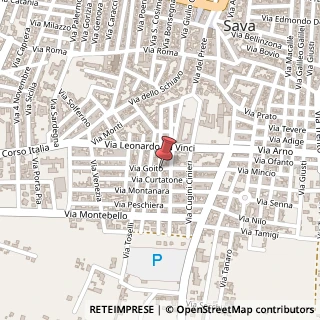 Mappa Via Goito, 37, 74028 Sava, Taranto (Puglia)