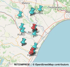 Mappa Unnamed Road, 75012 Bernalda MT, Italia (15.5075)