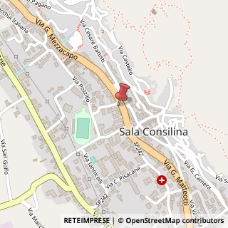 Mappa Via Giuseppe Mezzacapo, 27, 84036 Sala Consilina, Salerno (Campania)