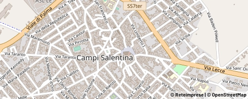 Mappa Campi Salentina