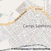 Hartă Campi Salentina