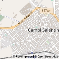 Hartă Campi Salentina