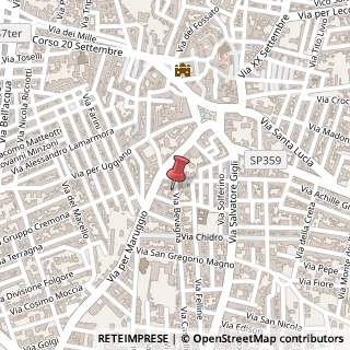 Mappa Via Bevagna, 5, 74024 Manduria, Taranto (Puglia)