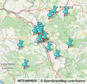 Mappa Via Carlo Pisacane, 84036 Sala Consilina SA, Italia (13.0325)