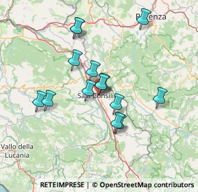 Mappa Via Carlo Pisacane, 84036 Sala Consilina SA, Italia (13.54286)