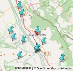 Mappa Via Carlo Pisacane, 84036 Sala Consilina SA, Italia (4.8625)