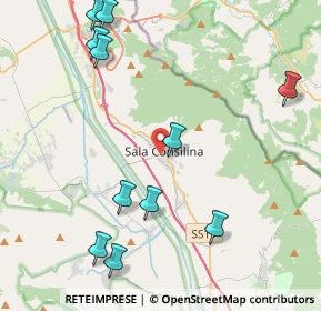 Mappa Via Carlo Pisacane, 84036 Sala Consilina SA, Italia (5.8125)