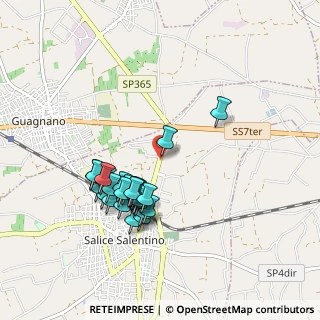 Mappa Via S. Donaci, 73015 Salice Salentino LE, Italia (0.93333)