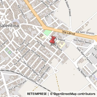 Mappa Via Ettore D'amore, 26, 73012 Campi Salentina, Lecce (Puglia)