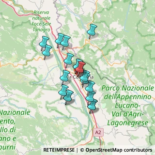 Mappa Via Giuseppe Garibaldi, 84036 Sala Consilina SA, Italia (5.59)
