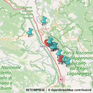Mappa E45, 84036 Sala Consilina SA, Italia (5.75182)