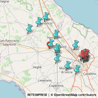 Mappa Via Cola di Rienzo, 73012 Campi Salentina LE, Italia (10.2025)