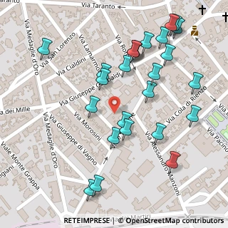 Mappa Viale Stazione, 73012 Campi Salentina LE, Italia (0.148)