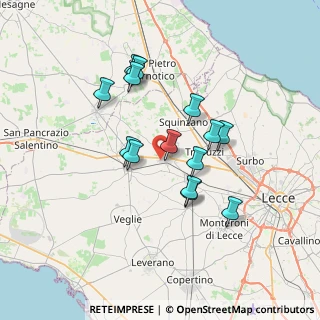 Mappa Via Mamma Bella, 73012 Campi Salentina LE, Italia (6.48643)