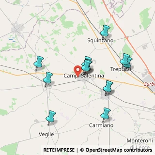 Mappa Via Mamma Bella, 73012 Campi Salentina LE, Italia (3.87692)