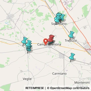 Mappa Via Mamma Bella, 73012 Campi Salentina LE, Italia (3.796)
