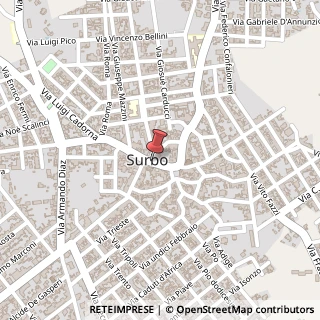 Mappa Via Senatore De Castris, 26, 73010 Surbo, Lecce (Puglia)