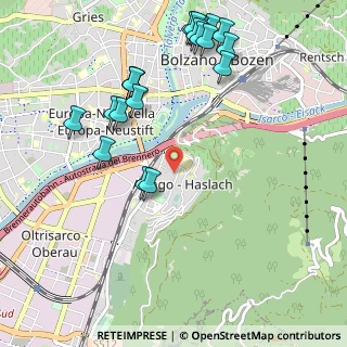 Mappa Via San Vigilio, 39100 Bolzano BZ, Italia (1.189)