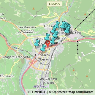 Mappa Via Galileo Galilei, 39100 Bolzano BZ, Italia (1.35643)