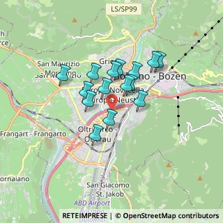 Mappa Complesso Twenty, 39100 Bolzano BZ, Italia (1.24067)