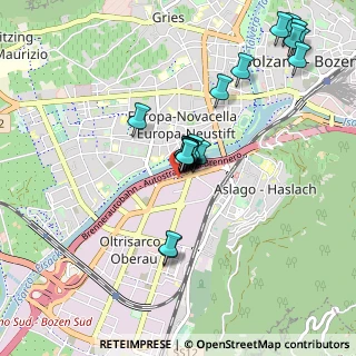 Mappa Complesso Twenty, 39100 Bolzano BZ, Italia (0.8685)