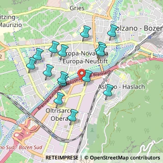 Mappa Centro Commerciale Twenty, 39100 Bolzano BZ, Italia (0.888)