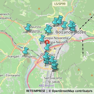 Mappa Via Genova, 39100 Bolzano BZ, Italia (1.8245)