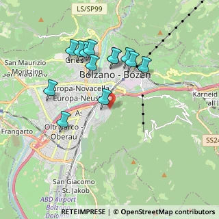 Mappa Via Aurelio Nicolodi, 39100 Bolzano BZ, Italia (1.76923)