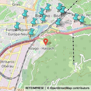 Mappa Via Aurelio Nicolodi, 39100 Bolzano BZ, Italia (1.41286)