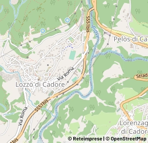 Mappa Via Roma, 32040 Lozzo di Cadore BL, Italia (0.19615)