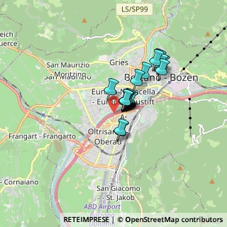 Mappa Viadotto Bolzano, 39100 Bolzano BZ, Italia (1.0665)