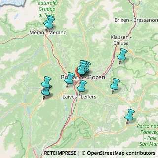 Mappa Via Bassano del Grappa, 39100 Bolzano BZ, Italia (12.90786)