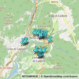 Mappa Via Giuseppe Fabbro, 32040 Vigo di Cadore BL, Italia (0.556)