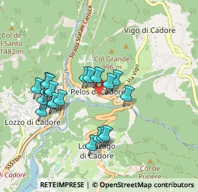 Mappa Via Giuseppe Fabbro, 32040 Vigo di Cadore BL, Italia (0.8325)