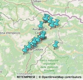 Mappa Via Giuseppe Fabbro, 32040 Vigo di Cadore BL, Italia (9.10941)